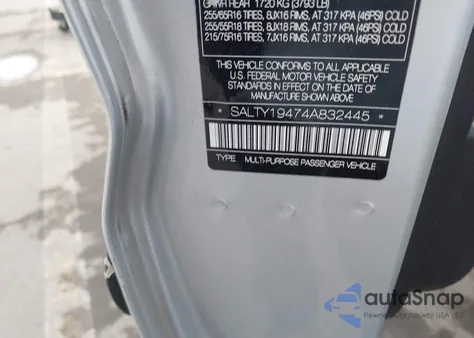 2004 Land Rover Discovery Se z USA, uszkodzony, nr VIN SALTY19474A832445